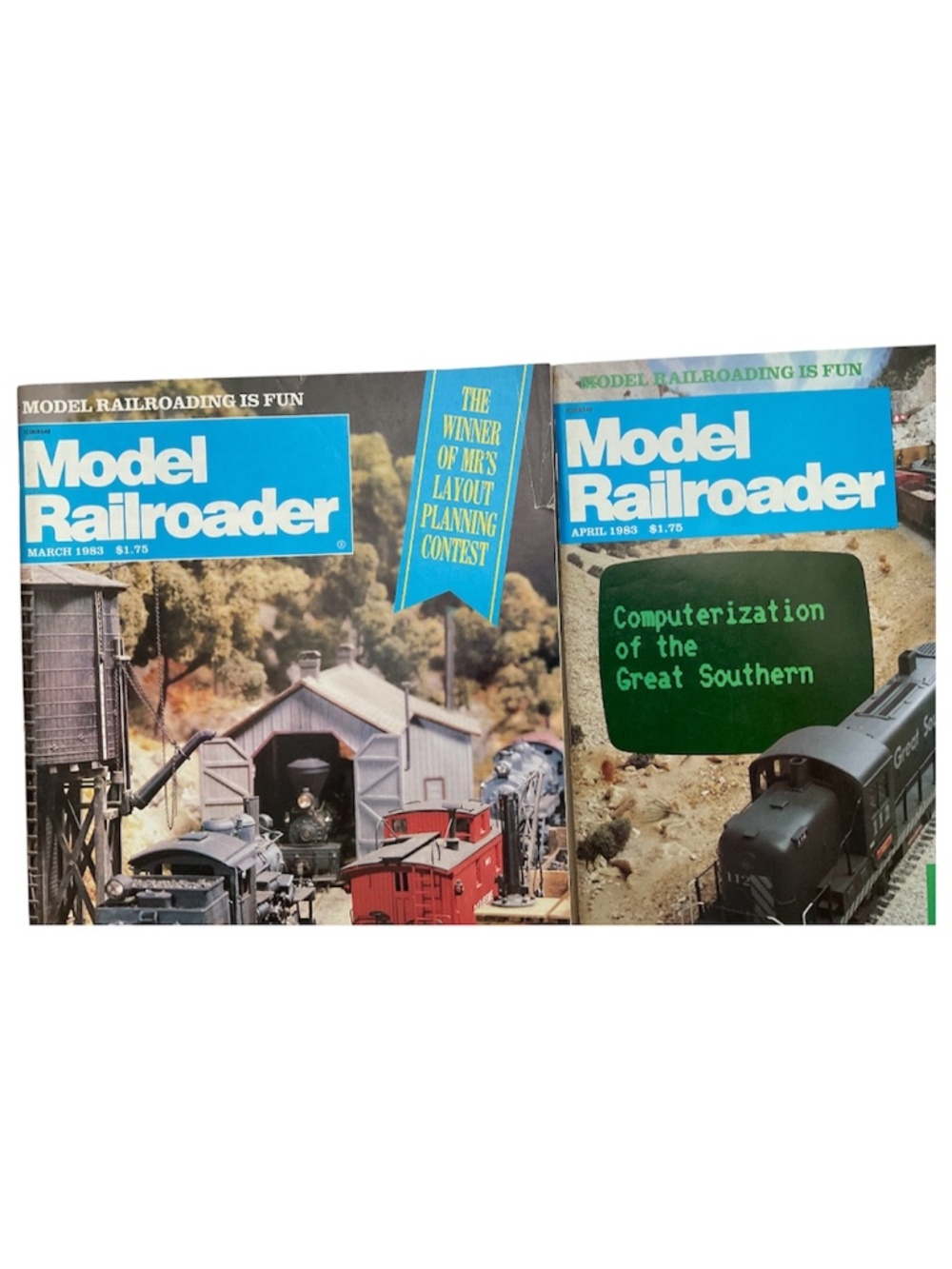 Model Railroader Magazine 4 issues  January to March 1983 Vintage - Picture 5 of 5